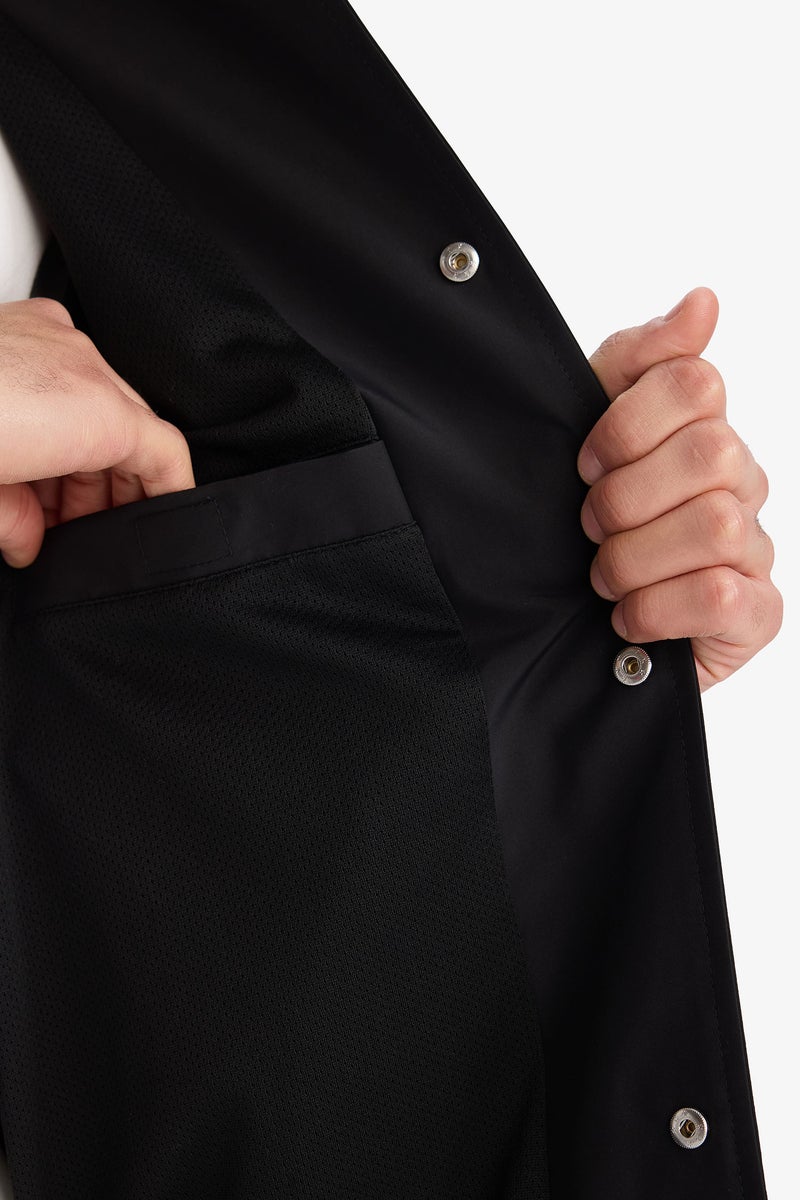 DeFacto Black Man Waterproof Oversize Jacket Casual - Image 5